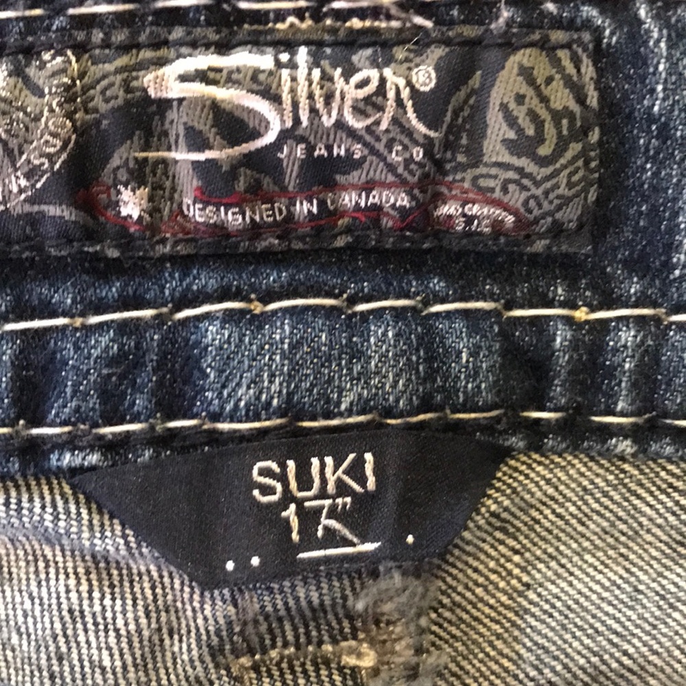 Silver denim jeans ๐ Size 28 ๐ - Picture 8 of 8
